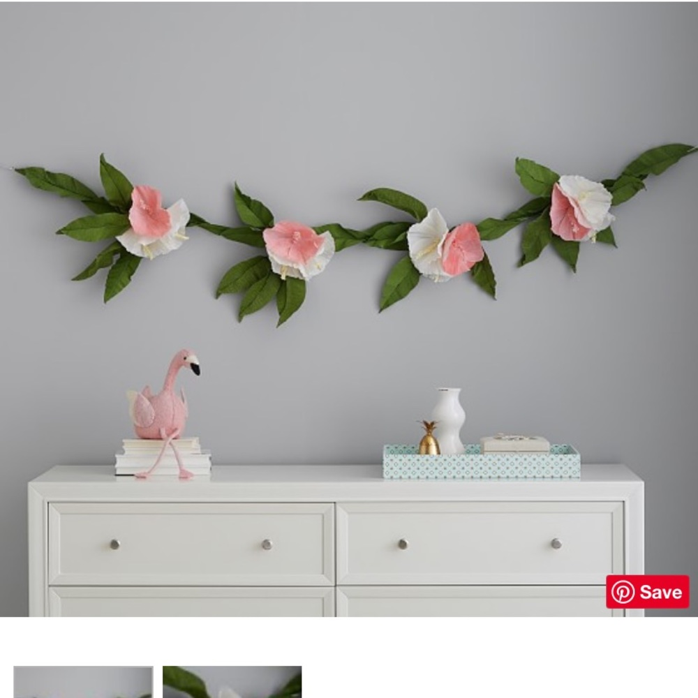 Pottery Barn Kids Tropical Flower Garland
